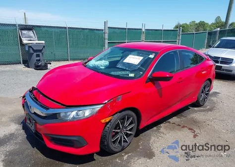 2016 Honda Civic Lx z USA, uszkodzony, nr VIN 2HGFC2F52GH546533